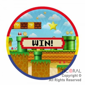 SUPER MARIO BROSS PLATO CHICO x 8